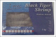 Prawns Black Tiger 8/12